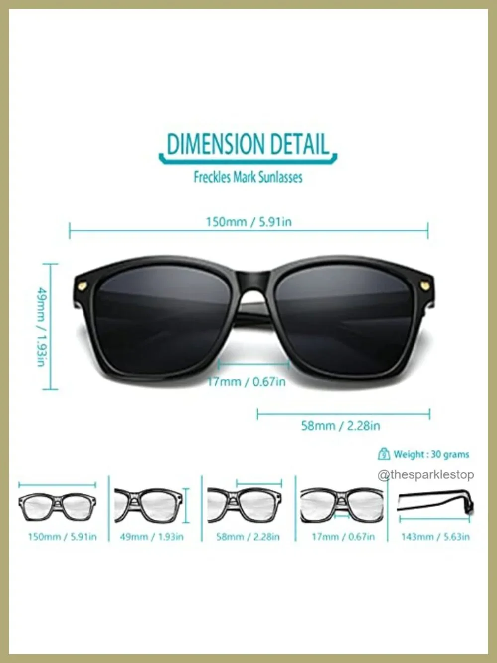 Vintage Oversized Square Sunglasses Women UV400 Non-Polarized Plastic Frame